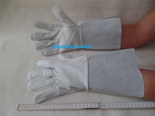 1 Paar WIG/TIG Handschuhe Größe 10 aus Nappaleder mit langer Stulpe #