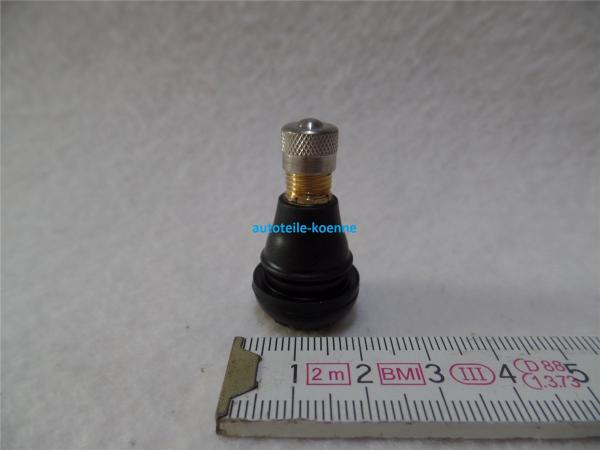 1x Snap-In Ventil TR412S Ventilloch Ø 11,3mm Roller Mofa Motorrad - 4,5bar