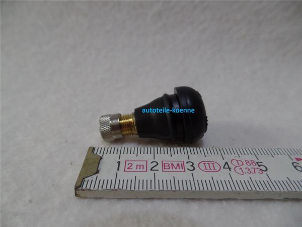 1x Snap-In Ventil TR412S Ventilloch Ø 11,3mm Roller Mofa Motorrad - 4,5bar