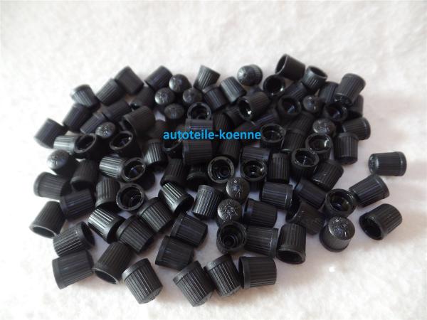 100 x Ventilkappen VG8 schwarz Premium Linie