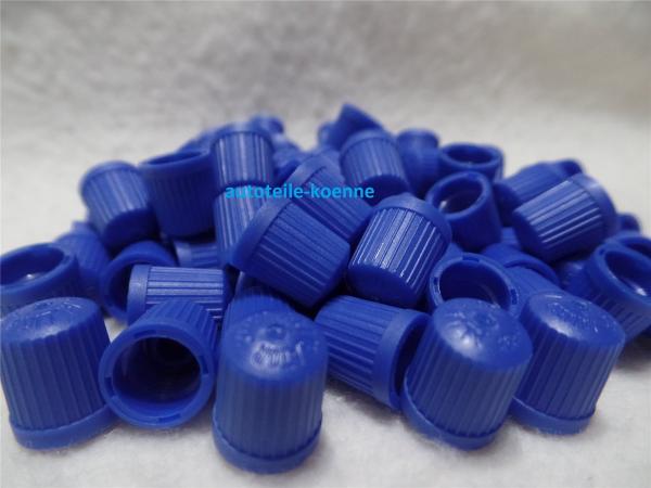 100 x Ventilkappen VG8 blau Premium Linie