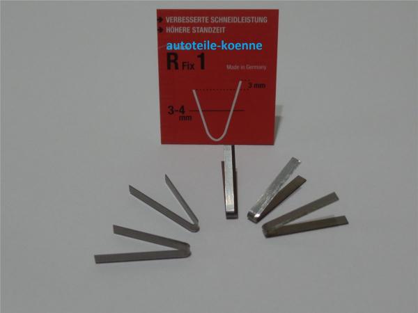 5x Profilschneidemesser 3-4mm R Fix 1 für RC414 RUBBER CUT + RILLFIT