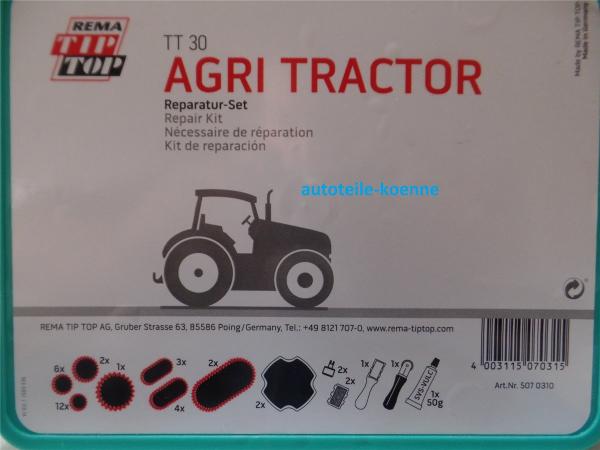 TT 30 Traktor Agri Tractor Flickzeug Mega Sortiment 39-teilig Reparatur Tip Top