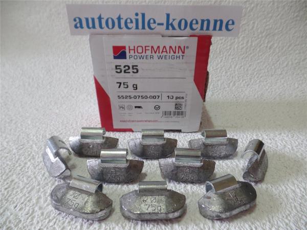 10x 75g Auswuchtgewichte Hofmann Typ 525 Blei LKW Schlaggewichte Stahlfelgen