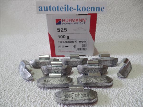 10x 100g Auswuchtgewichte Hofmann Typ 525 Blei LKW Schlaggewichte Stahlfelgen
