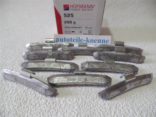 10x 200g Auswuchtgewichte Hofmann Typ 525 Blei LKW Schlaggewichte Stahlfelgen