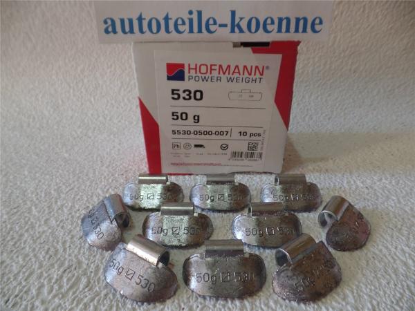 10x 50g Auswuchtgewichte Hofmann Typ 530 Blei LKW Schlaggewichte Stahlfelgen