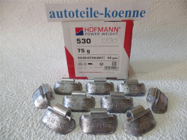 10x 75g Auswuchtgewichte Hofmann Typ 530 Blei LKW Schlaggewichte Stahlfelgen
