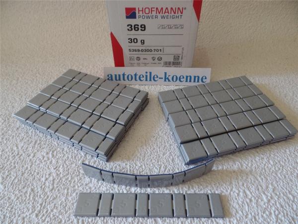 50x 30g Kleberiegel Klebegewicht Hofmann Typ 369 extra dünn nur 2,8mm OEM Zink