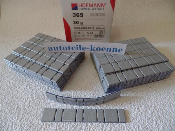100x 30g Klebegewichte Hofmann Typ 369 extra dünn nur 2,8mm OEM Zink