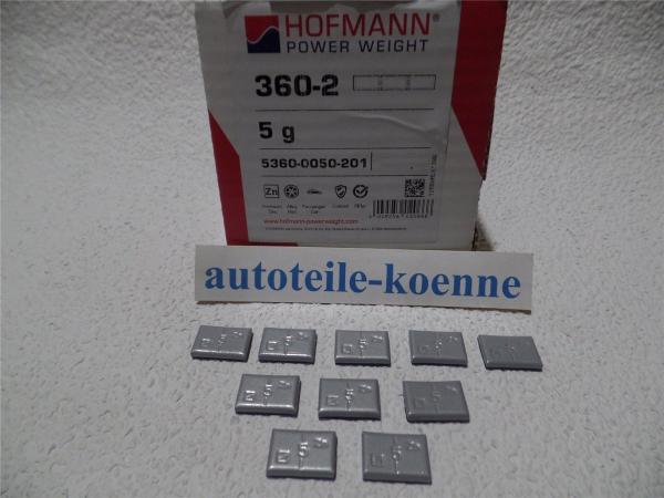 10x 5g Klebegewicht Hofmann Typ 360 Zink beschichtet Auswuchtgewicht OEM Linie