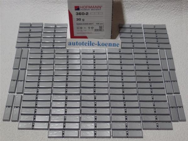 100x 30g Klebegewichte Hofmann Typ 360 Zink beschichtet OEM Linie