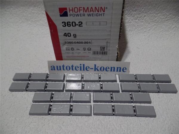 10x 40g Klebegewicht Hofmann Typ 360 Zink beschichtet Auswuchtgewicht OEM Linie