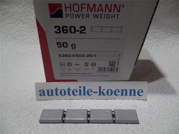 1x 50g Klebegewicht Hofmann Typ 360 Zink beschichtet Auswuchtgewicht OEM Linie