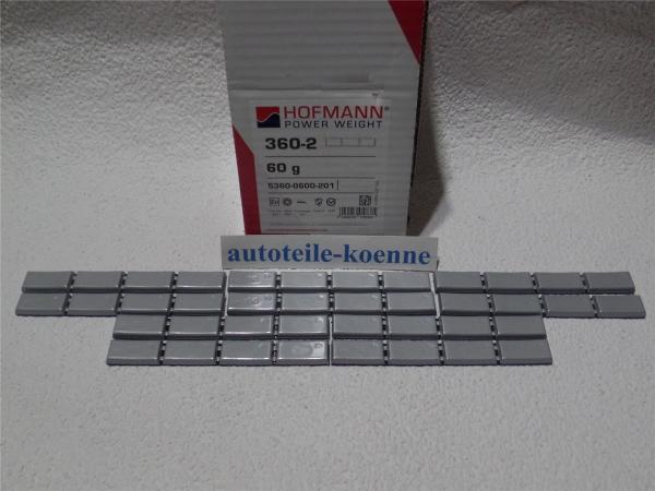 10x 60g Klebegewicht Hofmann Typ 360 Zink beschichtet Auswuchtgewicht OEM Linie