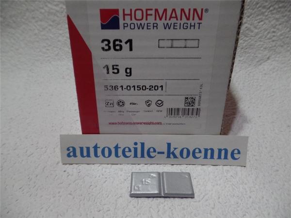 1x 15g Klebegewicht Hofmann Typ 361 Zink beschichtet Auswuchtgewicht OEM Linie