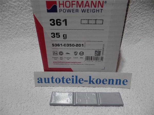 1x 35g Klebegewicht Hofmann Typ 361 Zink beschichtet Auswuchtgewicht OEM Linie