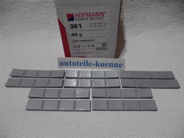 10x 40g Klebegewicht Hofmann Typ 361 Zink beschichtet Auswuchtgewicht OEM Linie
