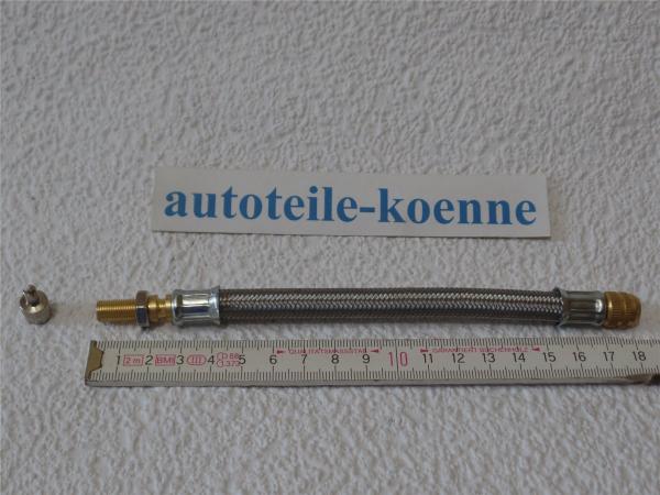 Flexible Ventilverlängerung 180mm Stahlflex Ventil Verlängerung LKW Bus