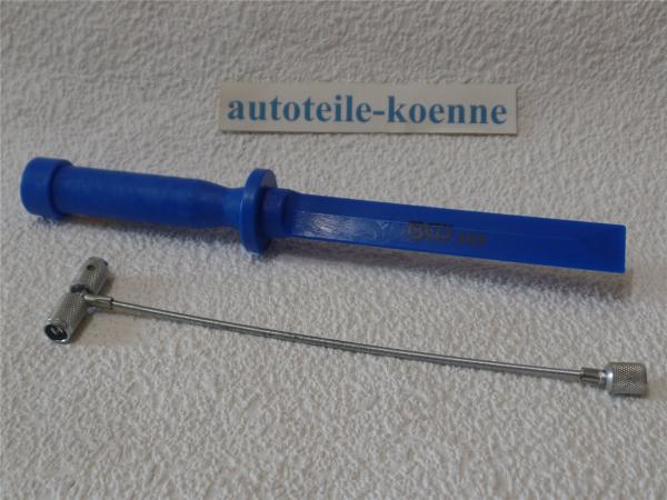 Ventilfänger mit Ventilschrauber + Klebegewichtentferner Spachtel Flachschaber