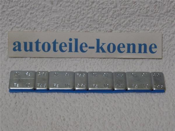 1x Klebegewicht 60g Stahl verzinkt Auswuchtgewicht Kleberiegel ECO2