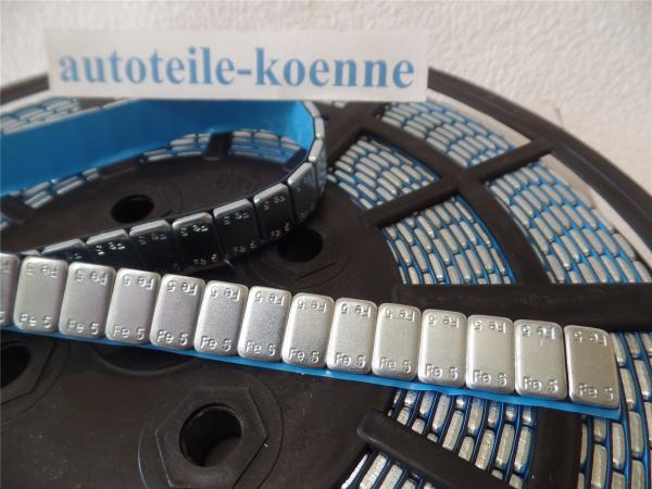 Klebegewichte Rolle 1200x5g 6Kg Stahl verzinkt Auswuchtgewichte Abrisskante