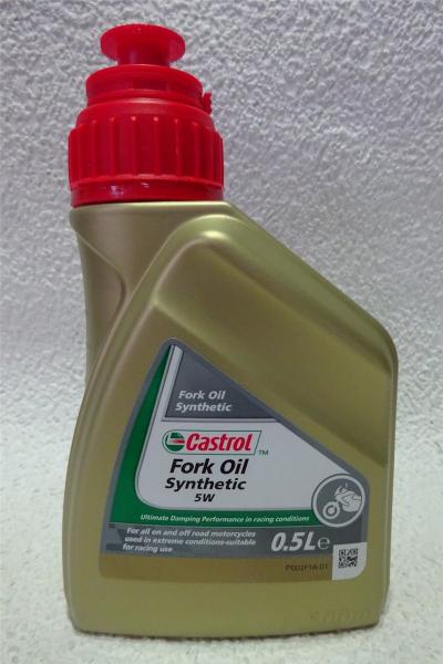 0,5l Castrol Fork Oil 5W Gabelöl Stoßdämpferöl Teleskopgabelöl Dämpfungsöl