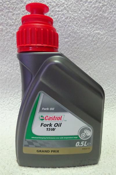 0,5l Castrol Fork Oil 15W Gabelöl Stoßdämpferöl Teleskopgabelöl Dämpfungsöl
