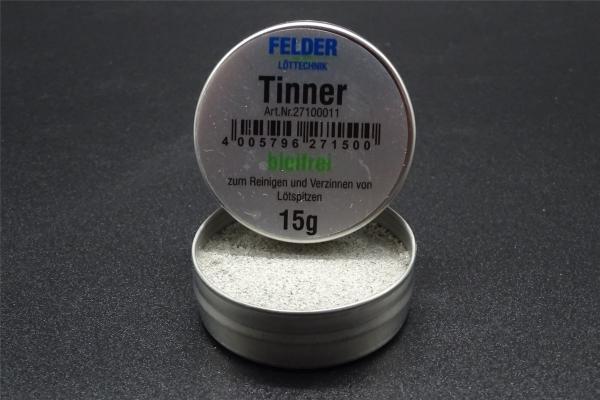 1x 15g Tinner Felder Lötspitzen Reiniger + Verzinner  Lötkolben bleifrei Löten