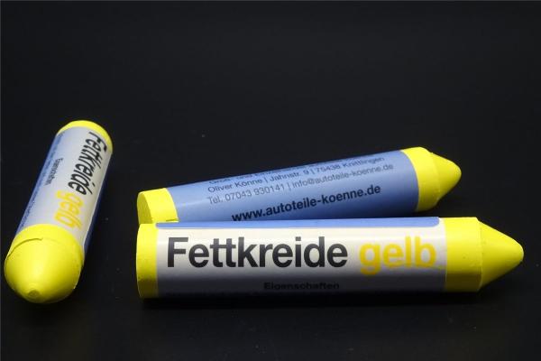 3x Fettsignierkreide gelb Reifen Kreide Marker Reifenkreide Fettkreide 17,5mm