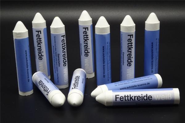11x Fettsignierkreide weiß Reifen Kreide Marker Reifenkreide Fettkreide 17,5mm