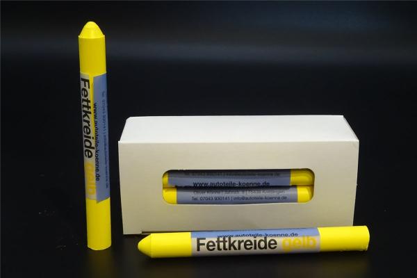 12x Fettsignierkreide gelb Reifen Kreide Marker Reifenkreide Fettkreide 12,5mm