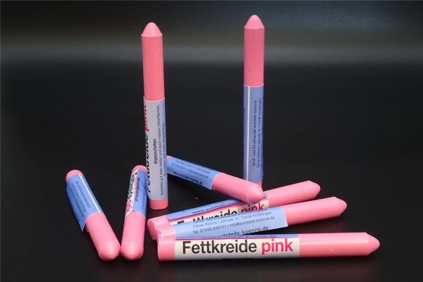 8x Fettsignierkreide pink Reifen Kreide Marker Reifenkreide Fettkreide 12,5mm