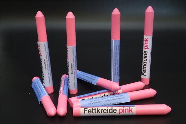 10x Fettsignierkreide pink Reifen Kreide Marker Reifenkreide Fettkreide 12,5mm
