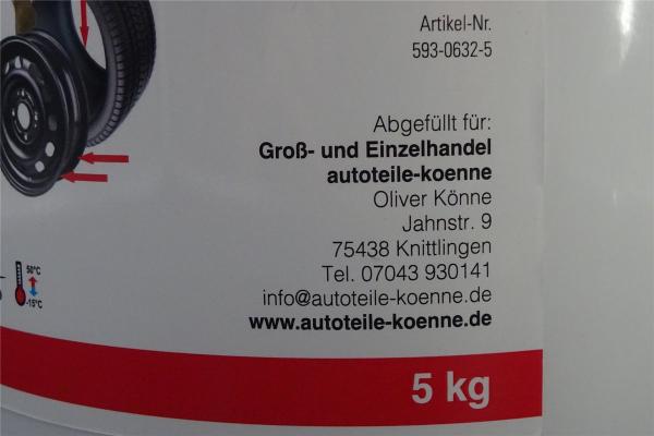 5Kg Premium UNIVERSAL Reifenmontagepaste + 50er Pinsel Montagepaste Montierpaste