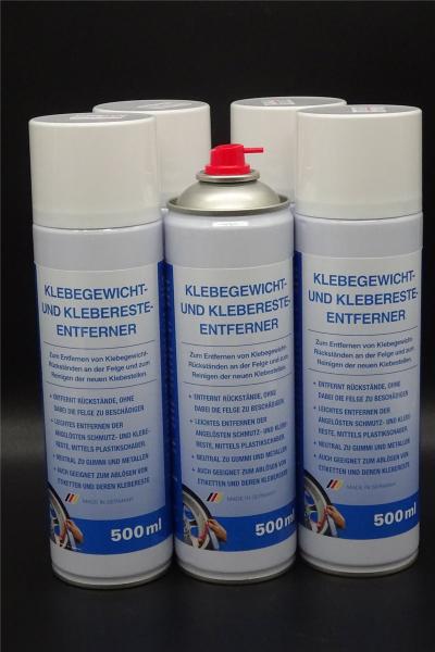 5x 500ml Kleberesteentferner bei Alufelgen Klebegewichte Klebereste Entferner