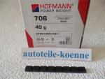40 Gramm Hofmann Motorrad Klebegewichte Stückelung 8x5 Gramm schwarz