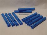 10 Abroller Miniroller Handabroller blau Stretchfolie für Kerndurchmesser 38mm